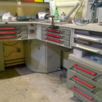 4 Banchi angolati 2 posti lavoro con aspirazione € 500,00