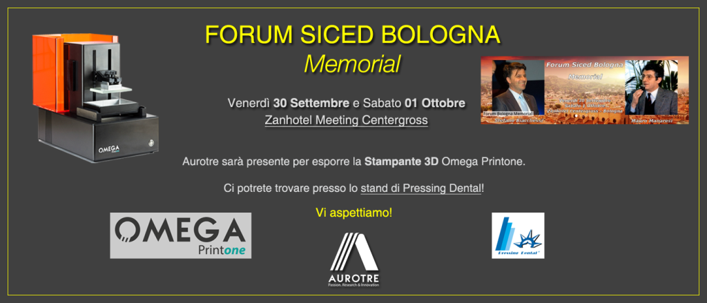 Evento - Esposizione Stampante 3D Forum Siced Bologna 2016
